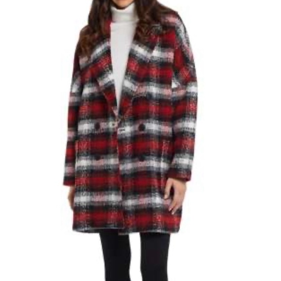 NEW Tribal plaid double breasted Shacket L - Picture 14 of 14